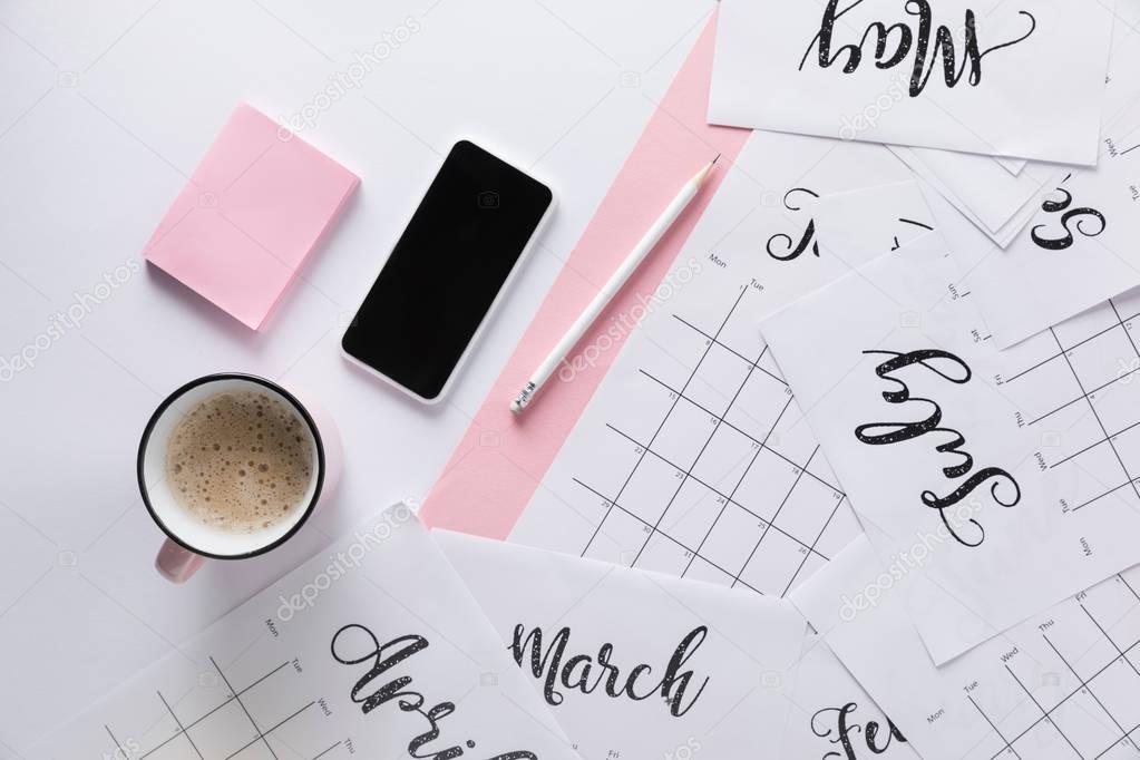 Calendario pianificazione corso